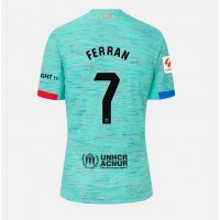 Camisa de time de futebol Barcelona Ferran Torres #7 Replicas 3º Equipamento Feminina 2023-24 Manga Curta